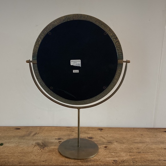 Anthropologie Vintage Cloisonne Mirror on Stand - RARE - Picture 6 of 8